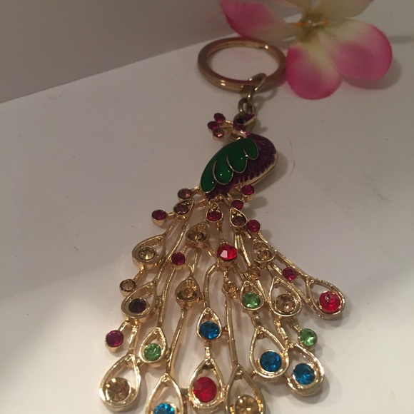 Peacock Key Chain (New) - Picture 3 of 5